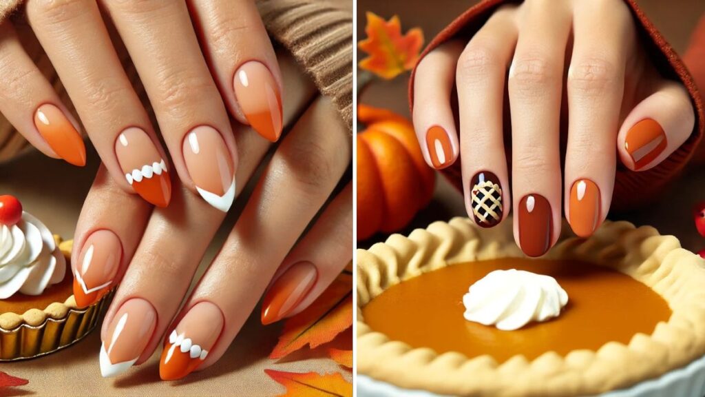 6 Thanksgiving Nail Designs That Go with Pumpkin Pie