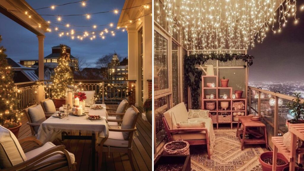 5 Balcony Design Ideas for a Sparkling Holiday Soiree