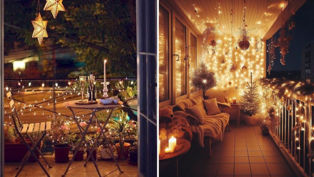 6 Balcony Lighting Ideas for a Dazzling Festive Night